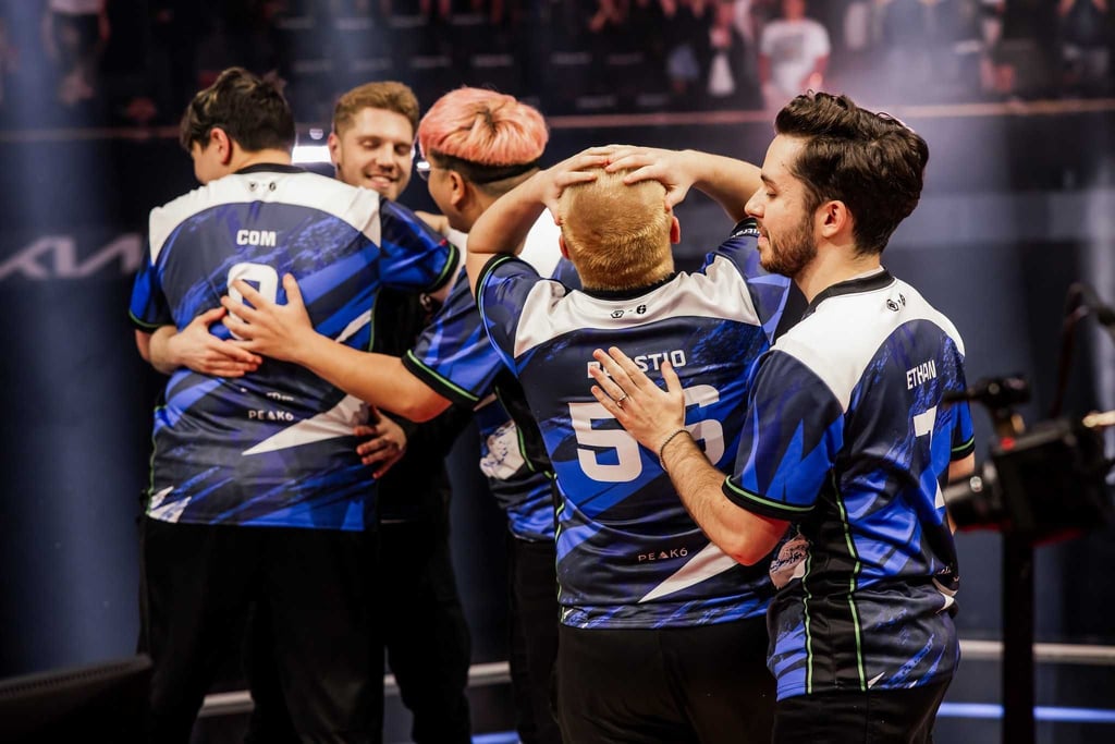 Die E-Sportler von Evil Geniuses stehen im Finale der Valorant-Weltmeisrerschaft in Los Angeles.