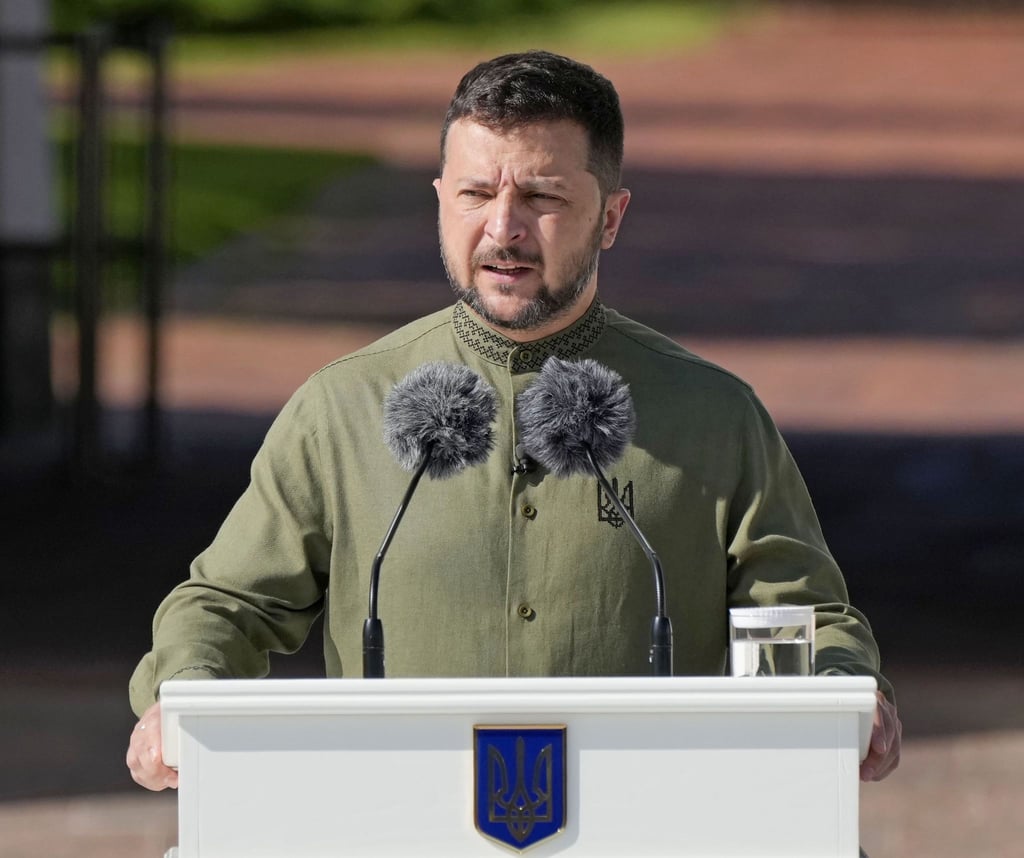 Wolodymyr Selenskyj, Präsident der Ukraine.