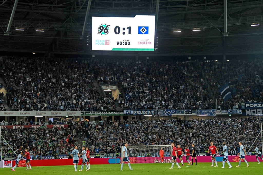 Die Anzeigetafel zeigt das Endergebnis 0:1.
