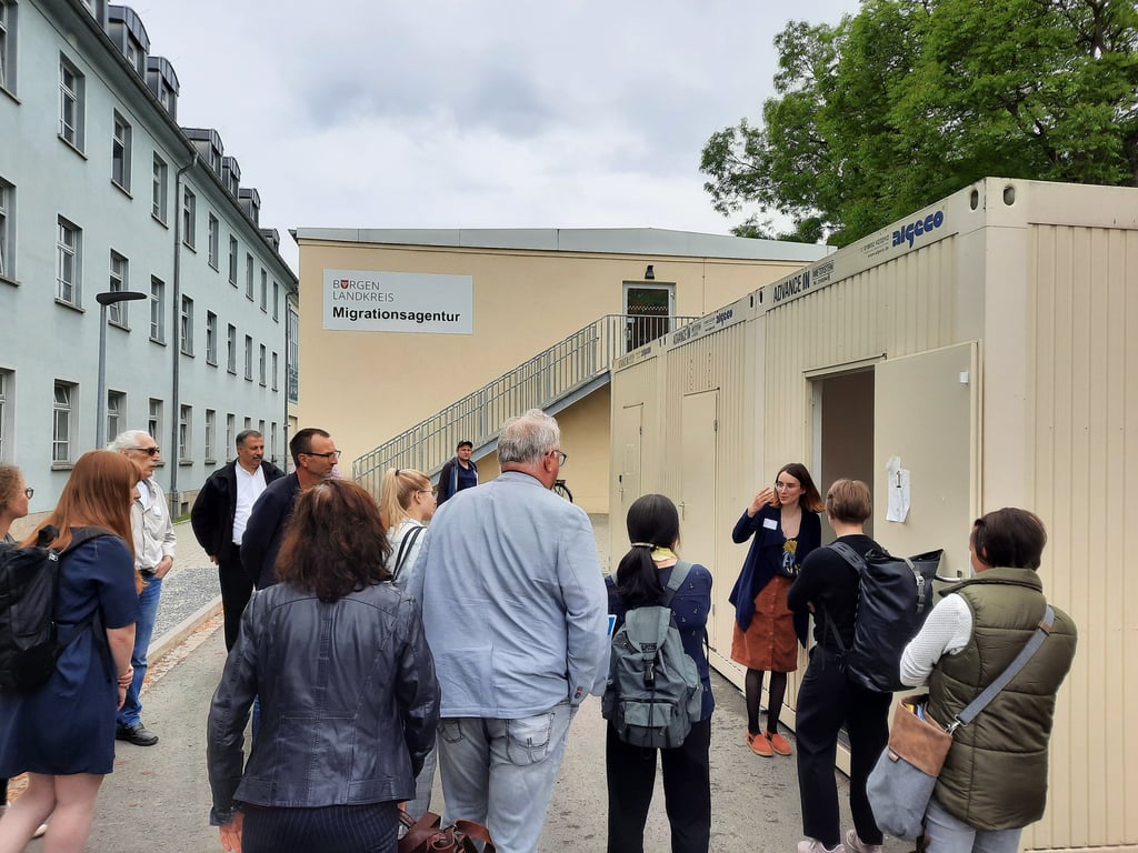 Die Migrationsagentur des Burgenlandkreises in Naumburg ist die erste Anlaufstelle für Geflüchete, die in den Landkreis kommen.