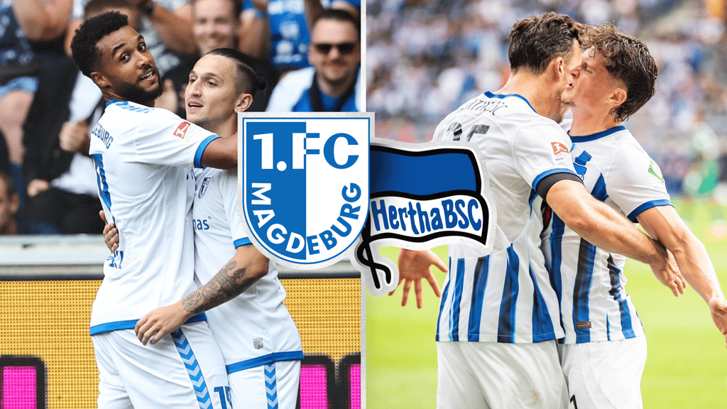 Erstmals trifft der 1. FC Magdeburg auf Hertha BSC in einem Pflichtspiel. Der FCM empfängt die Berliner in der ausverkauften MDCC-Arena.