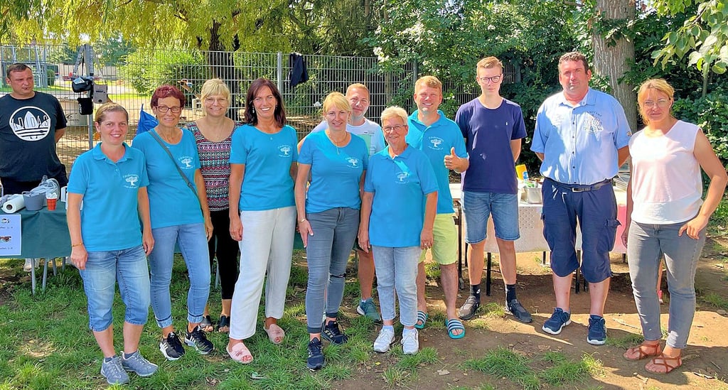 Die Mitglieder des Fördervereins „Fühl Dich wohl" hatten das Schulhoffest in Groß Börnecke organisiert und durchgeführt.