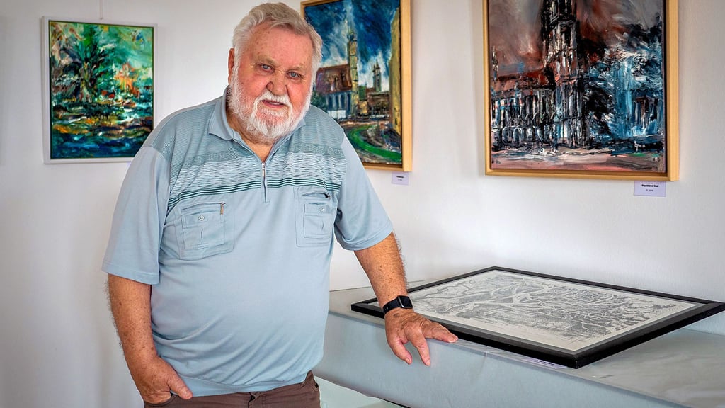 Vor allem Arbeiten in Acryl und Öl des Künstlers Frank Sparfeld sind zum zweiten Mal auf Schloss Leitzkau zu besichtigen. Er ist dort mit seiner Ausstellung „Harmonie der Farben“ zu Gast.