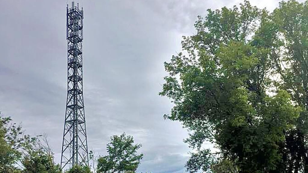 In Frose hat Vodafone einen neuen Funkmast gebaut.