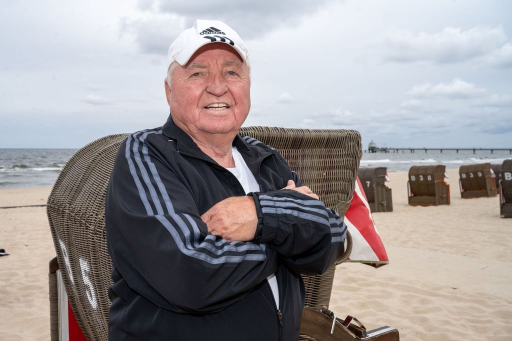 Ulli Wegner, Boxtrainer-Legende, besucht die Insel Usedom.