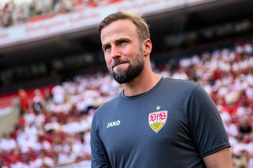 Stuttgarts Trainer Sebastian Hoeneß.