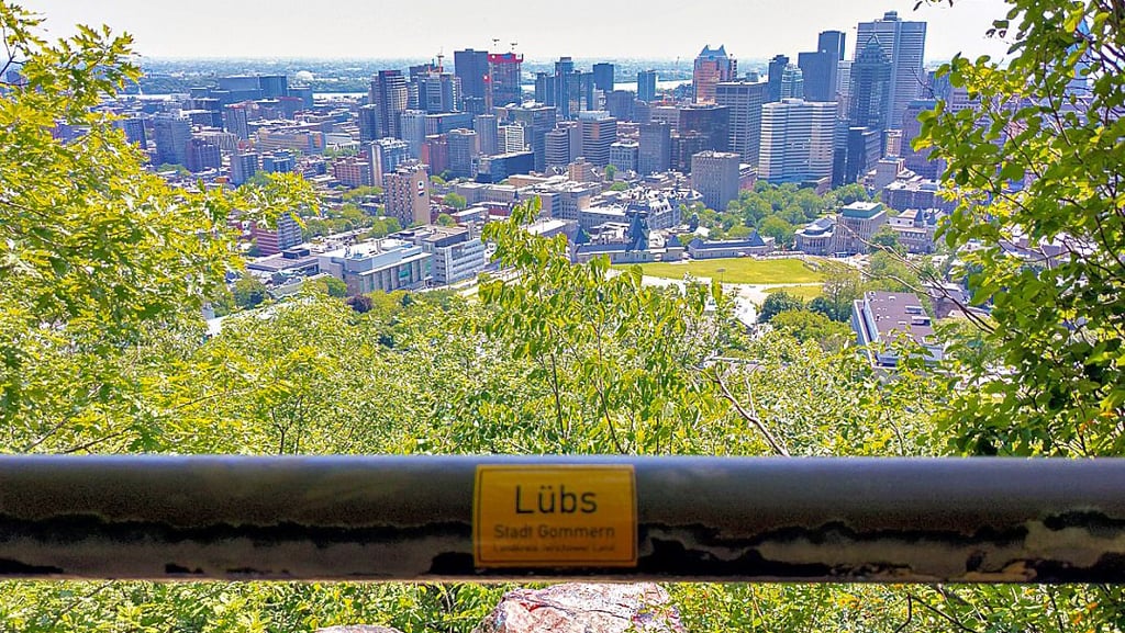 Wer sich die Skyline von Montreal von diesem Aussichtspunkt anschaut, wird ganz sicher auch nach Lübs googeln.