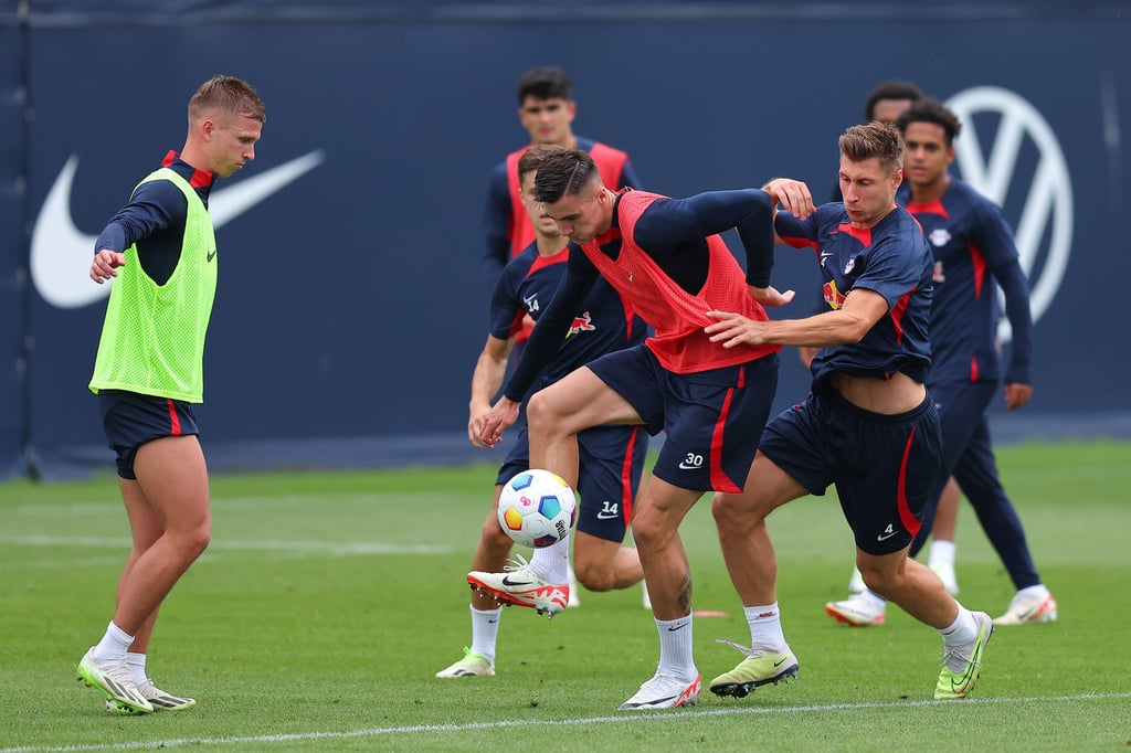 Willi Orban im Training bei RB Leipzig.