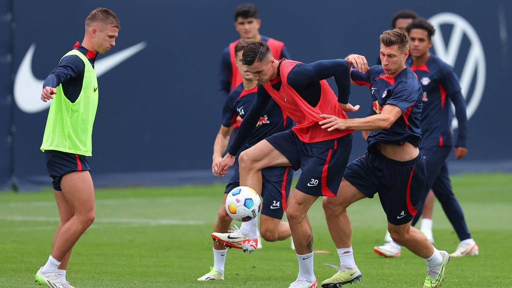 Willi Orban im Training bei RB Leipzig.