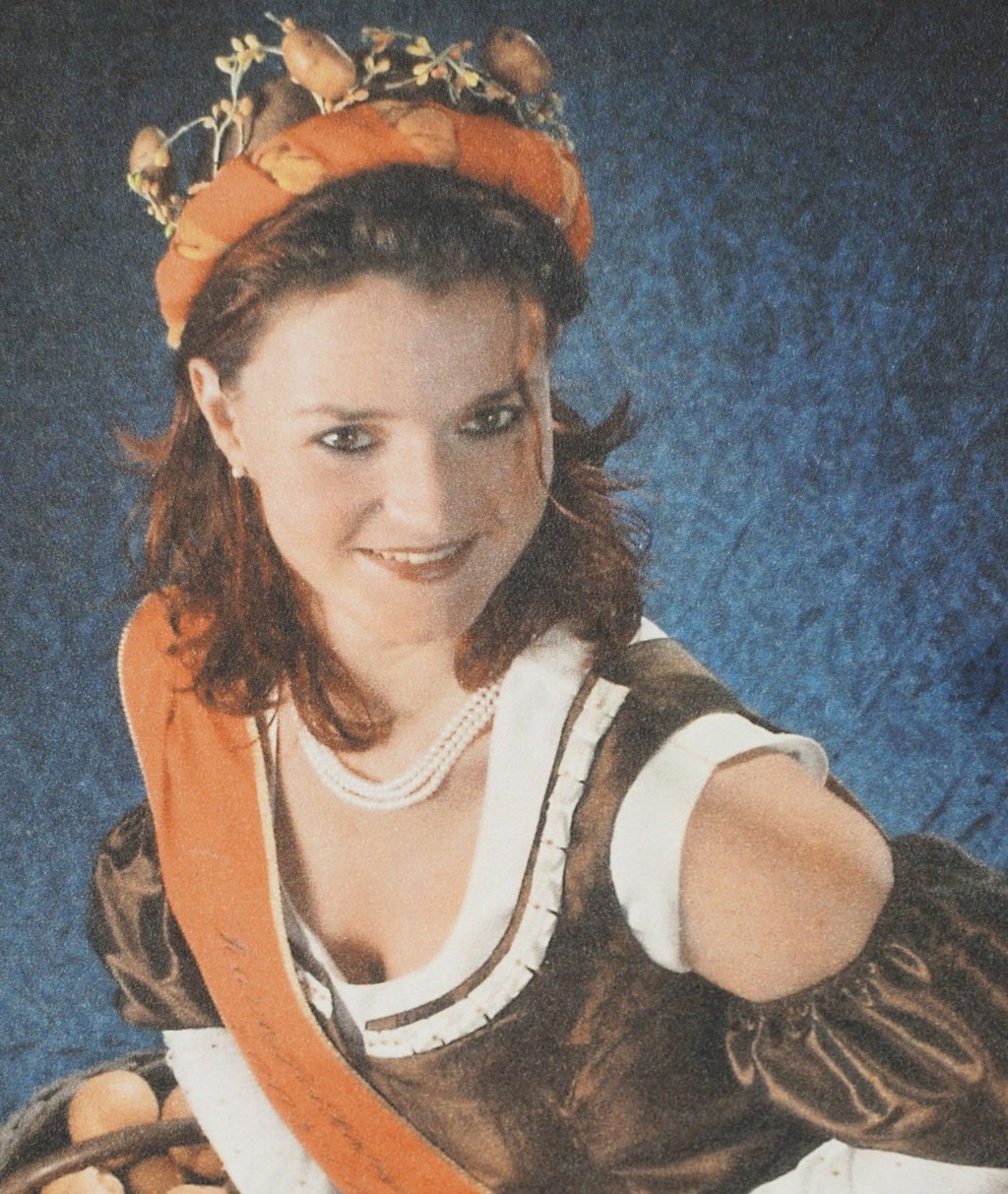Jeanette Timme wurde 2003 zur Ersten Genthiner Kartoffelkönigin gekrönt.