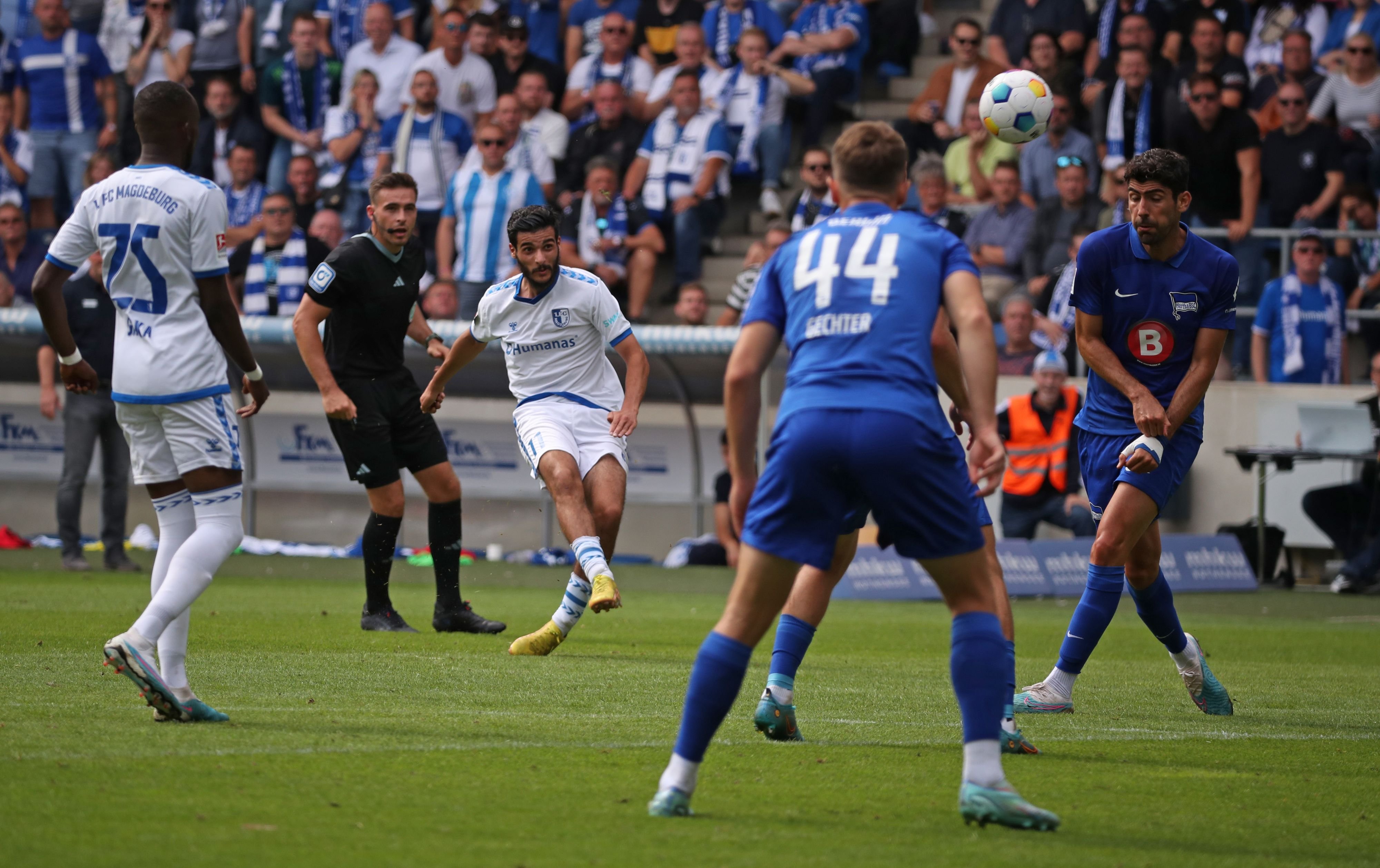 Mohammed El Hankouri Mit Traumtor Bei FCM-Hertha