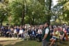 Viele Besucher verfolgten am Sonnabend (2. September) die Intel-Diskussion im Ottersleber Knochenpark.
