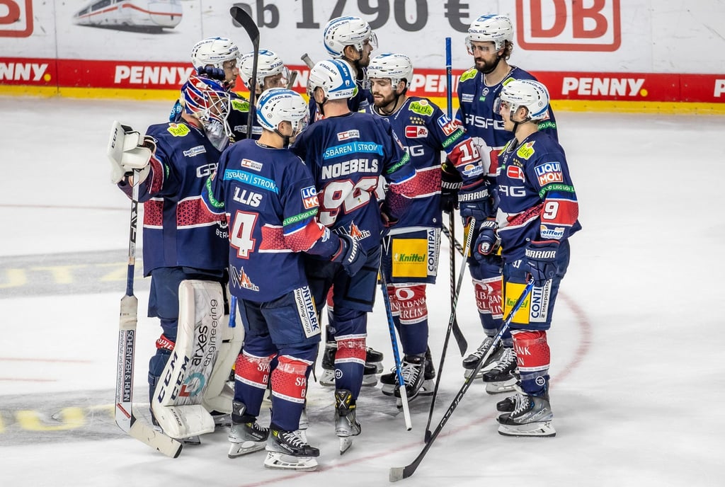 Die Eisbären in Aktion.