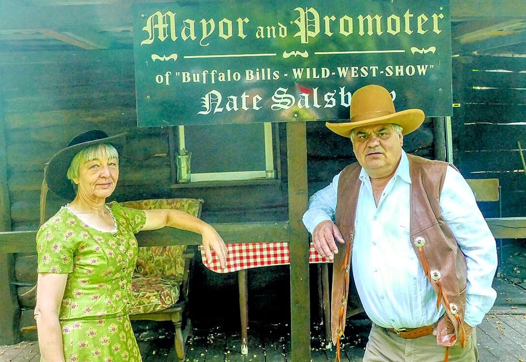 Klaus Zänkert und Elke Gänge-Zänkert leiten inzwischen den Verein „Wilder Westen“ Bretsch.