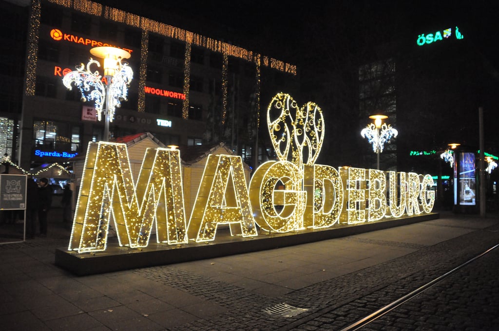 Die Lichterwelt ist in Magdeburg ein Hingucker.