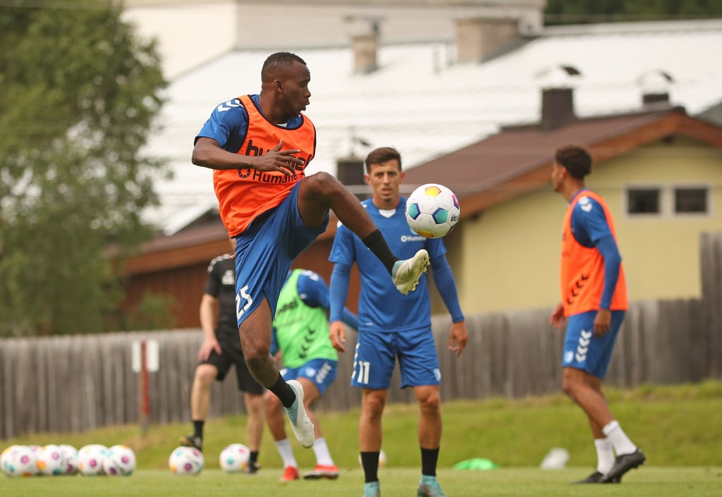 Spielt derzeit stark beim 1. FC Magdeburg: Silas Gnaka.