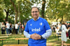 Keyvan Esfarjani, Vize-Präsident bei Intel, kam im Trikot des 1. FC Magdeburg zum Intel-Talk nach Ottersleben.