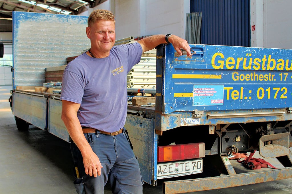 Der Lindauer Gerald Anders ist mit seinem Betrieb im Gerüstbau erfolgreich.