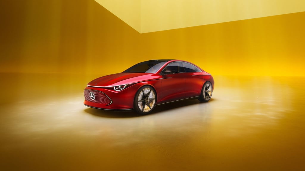 Zur IAA Mobility in München enthüllt Mercedes die Studie des nächsten CLA, der als neues Basismodell 2025 eingeführt werden soll.