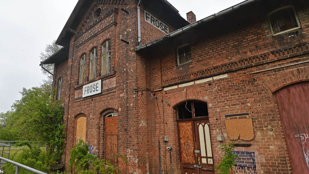 Der Bahnhof in Frose ist verkauft.