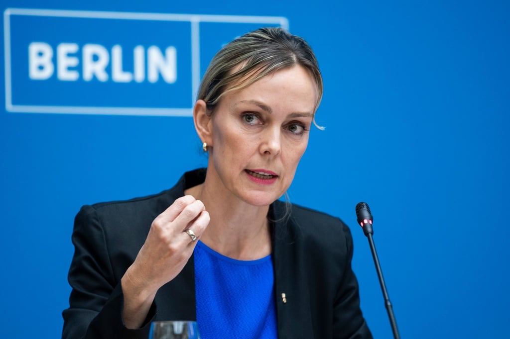 Manja Schreiner (CDU), Berliner Senatorin für Mobilität, Verkehr, Klimaschutz und Umwelt.
