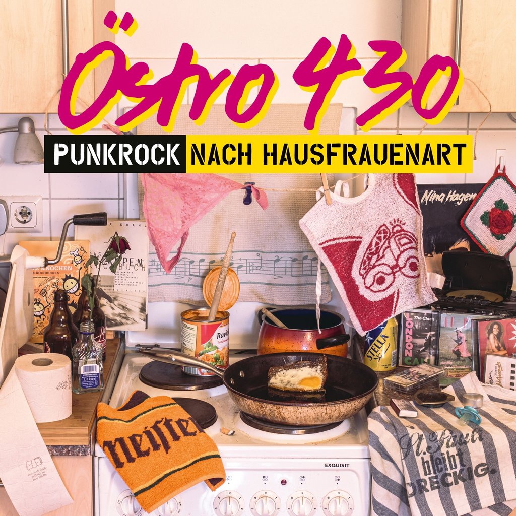 Das Cover des Albums „Punkrock nach Hausfrauenart“ der Frauenpunkband Östro 430.
