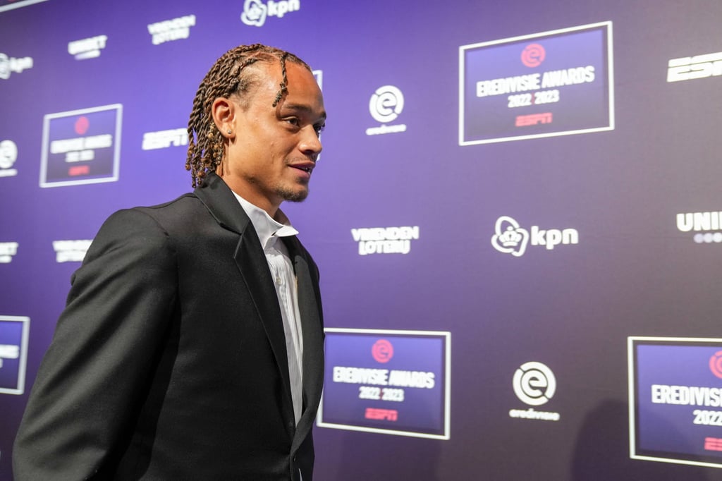 Xavi Simons bei den Eredivisie Awards 2023.