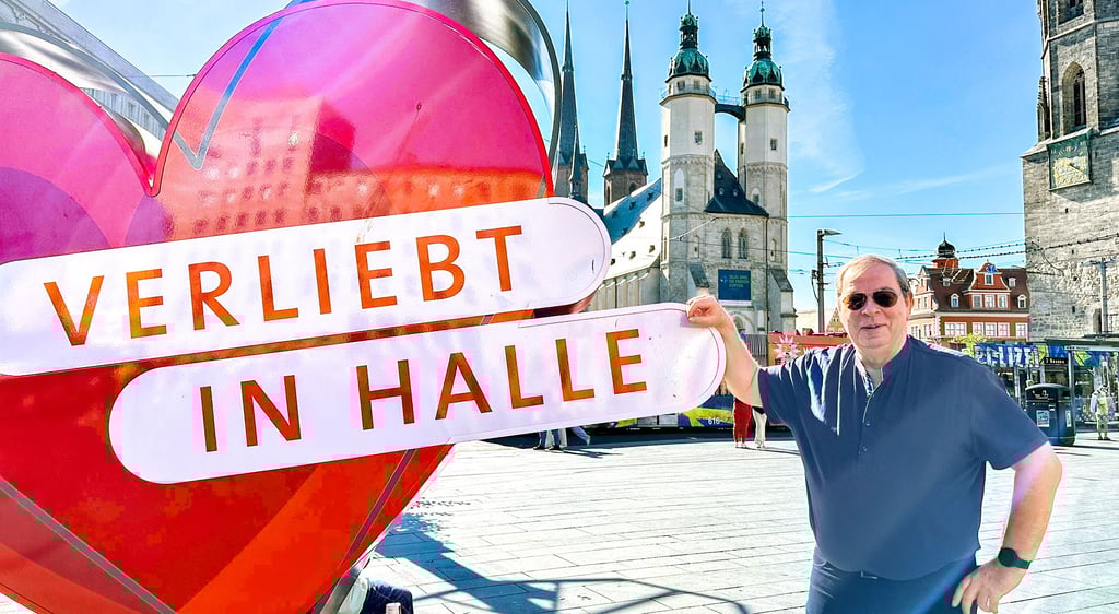 Ein Herz für Halle: 24 Jahre hat sich Johannes Krause für die Stadt eingesetzt. Die Weichen für die weitere Zukunft stellen nun andere.