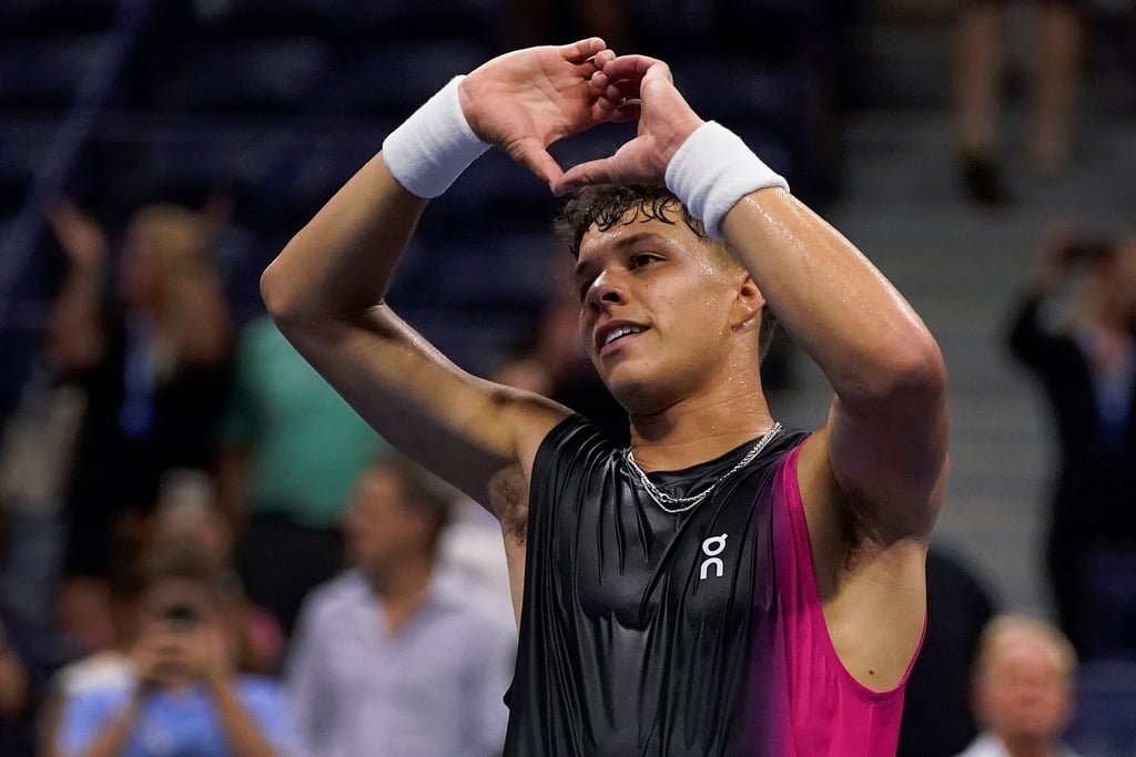 Ben Shelton muss nun gegen Turnierfavorit Novak Djokovic antreten.