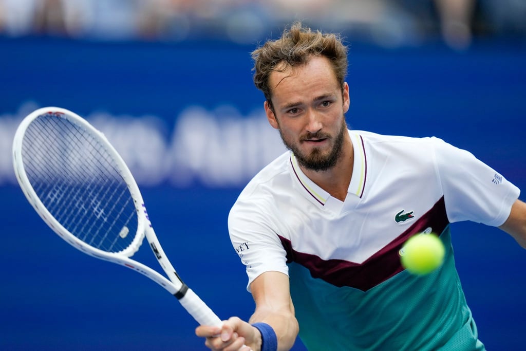 Der Russe Daniil Medwedew erreichte das Halbfinale der US Open.
