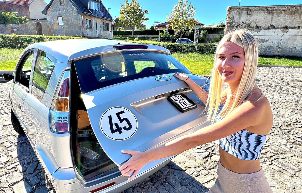 Alina Wellbrock fährt seit knapp drei Jahren ein Microcar.