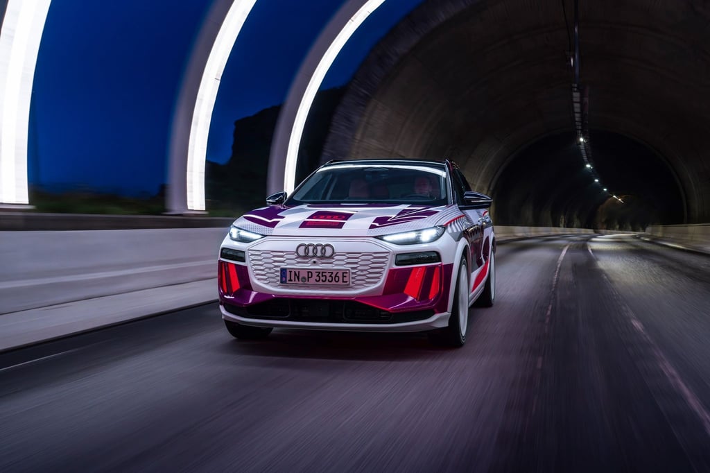 Fit für die Langstrecke: Schnelle Ladezeiten und große Reichweiten sollen den Audi Q6 nach vorn tragen.