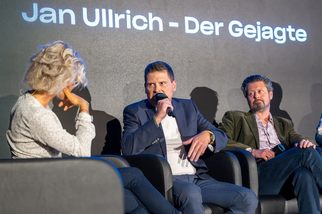Ex-Radprofi Jan Ullrich bei der Vorstellung seiner Doku.
