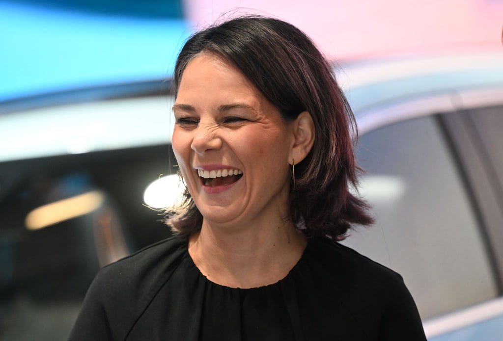 Außenministerin Annalena Baerbock (Bündnis 90/Die Grünen) besucht die IAA.
