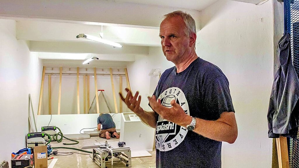 Die Arbeiten laufen auf Hochtouren.