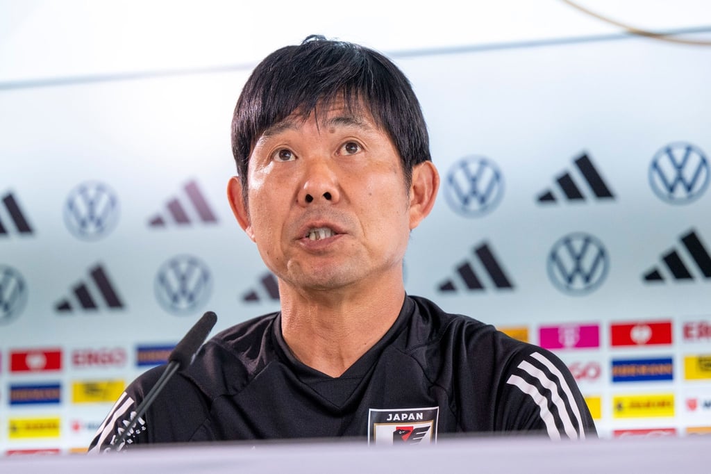 Sieht die DFB-Elf immer noch in der Weltspitze: Japans Trainer Hajime Moriyasu.