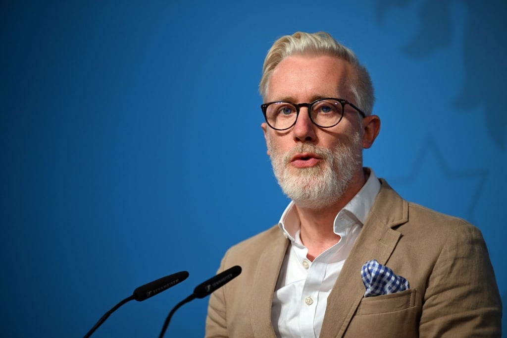 Benjamin-Immanuel Hoff (Die Linke), Chef der Thüringer Staatskanzlei.