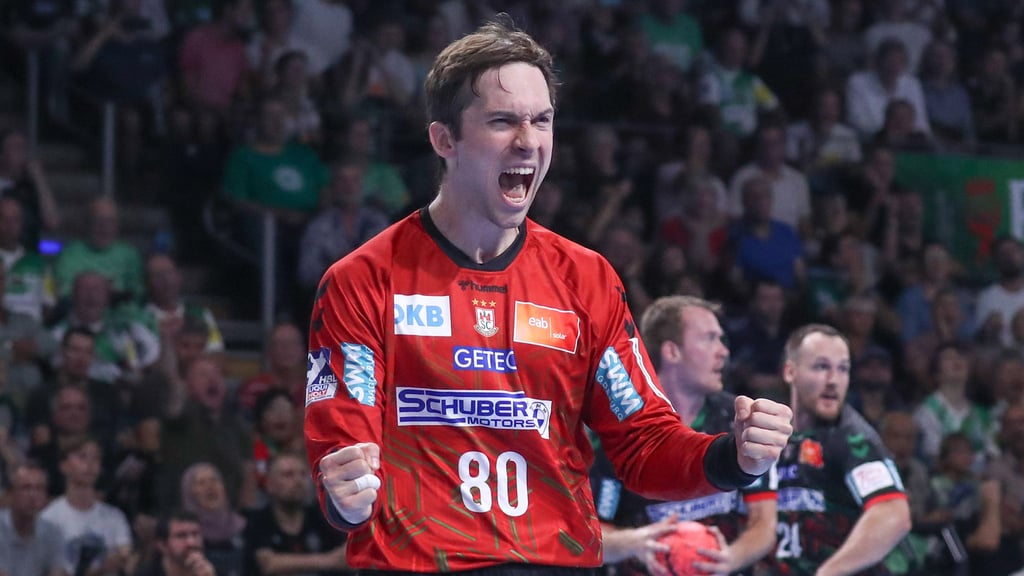 Nikola Portner möchte mit dem SC Magdeburg im Heimspiel gegen Hamburg wieder jubeln.