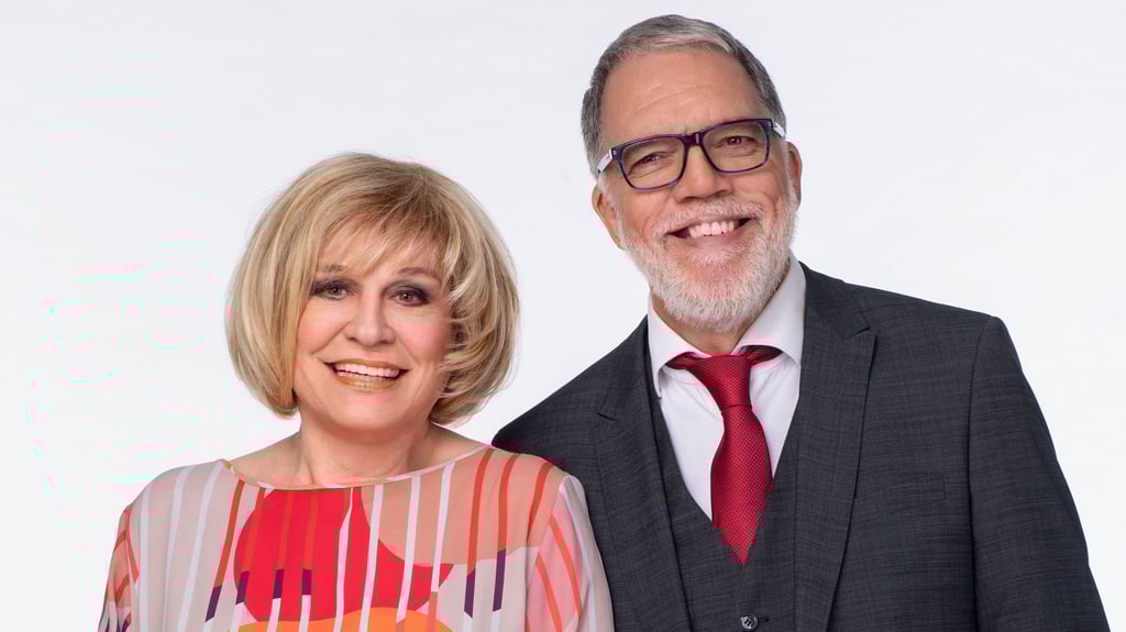 Mary Roos und Wolfgang Trepper sind mit "Mehr Nutten, mehr Koks - scheiß auf die Erdbeeren" in der Johanniskirche in Magdeburg zu Gast.
