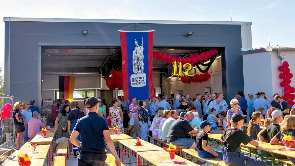 Das neue Feuerwehrgerätehaus in Großgörschen ist eröffnet und wurde am Samstag gut besucht.
