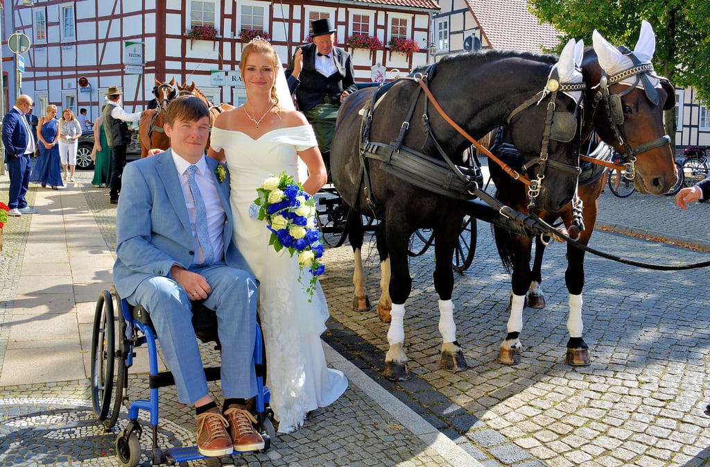 Anne-Kahrin Meister und Philipp Raguse gaben sich in Osterburg das Ja-Wort.