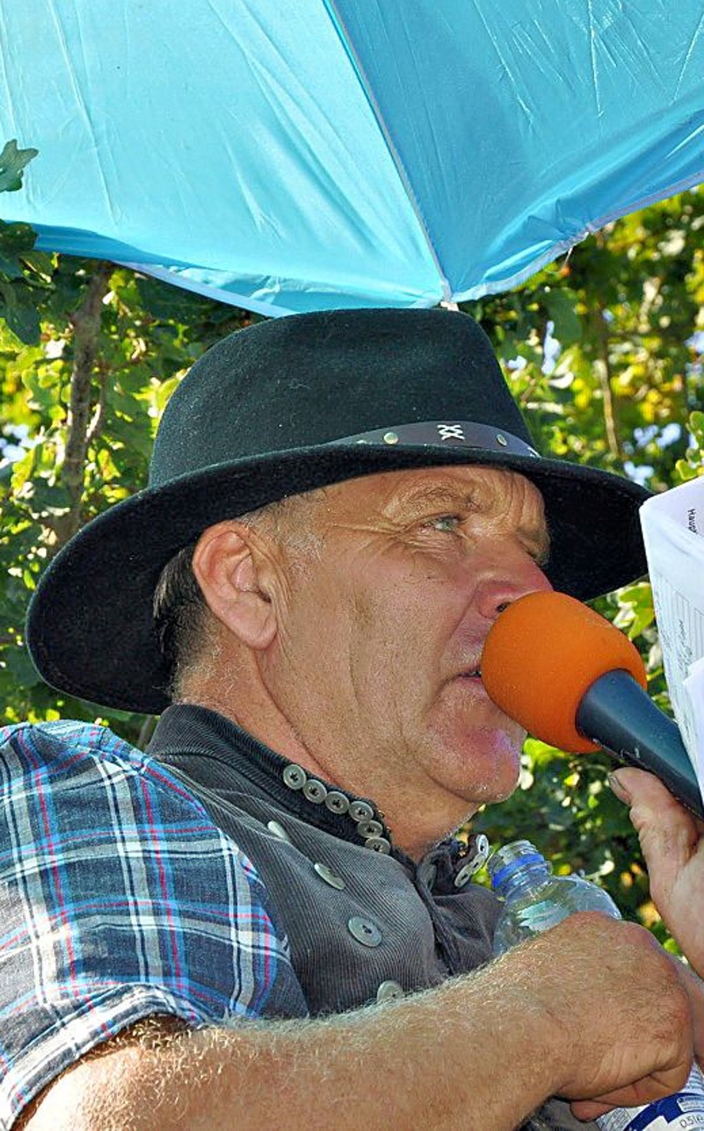 Hüteleiter Rüdiger Kassuhn moderierte das Landesleistungshüten.