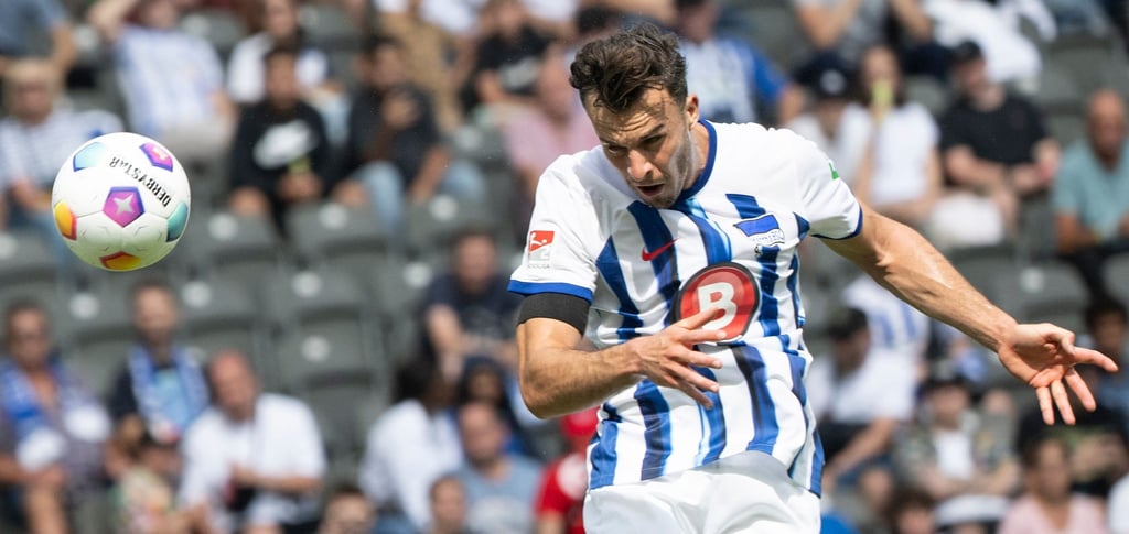 Herthas Haris Tabakovic in Aktion.