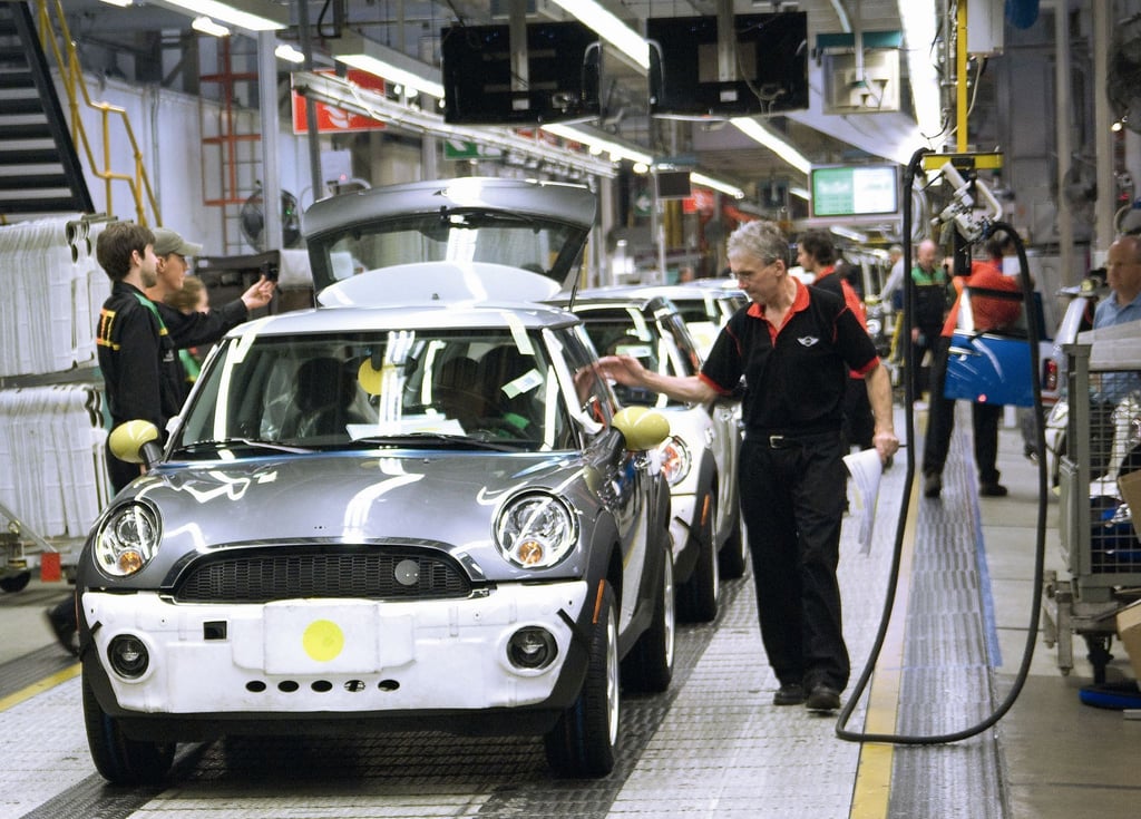 Produktion von Mini-Fahrzeugen im Werk in Oxford (Archivbild).