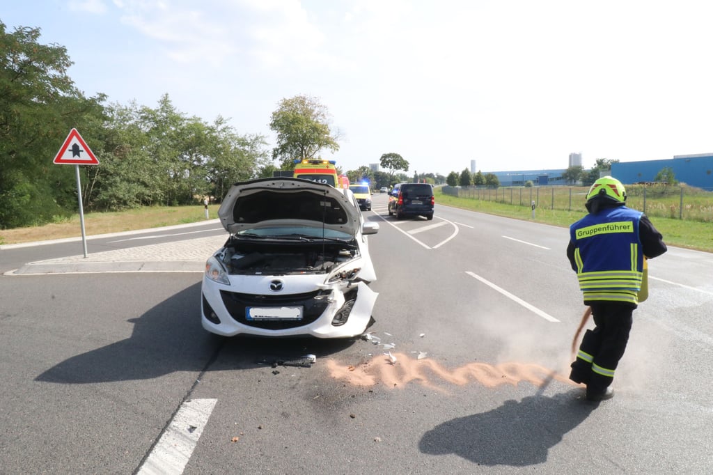 Am Dienstagnachmittag gab es einen Verkehrsunfall am Rehainer Bahnübergang.