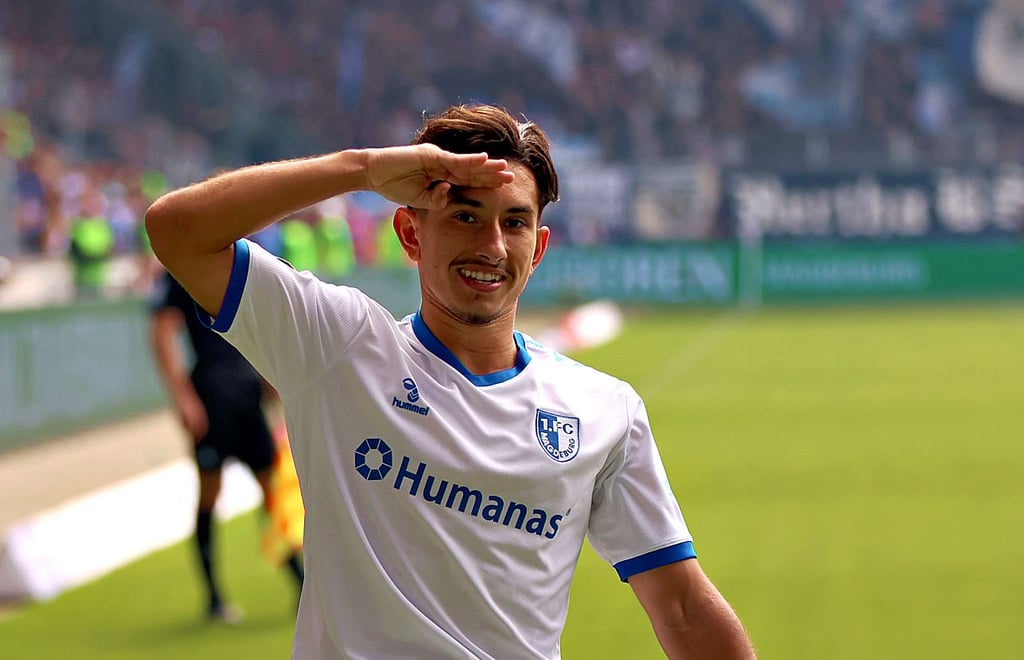 Absolvierte seit Juli 2021 75 Pflichtspiele, in denen er 18-mal für den FCM traf und 22 Vorlagen beisteuerte: Jason Ceka.
