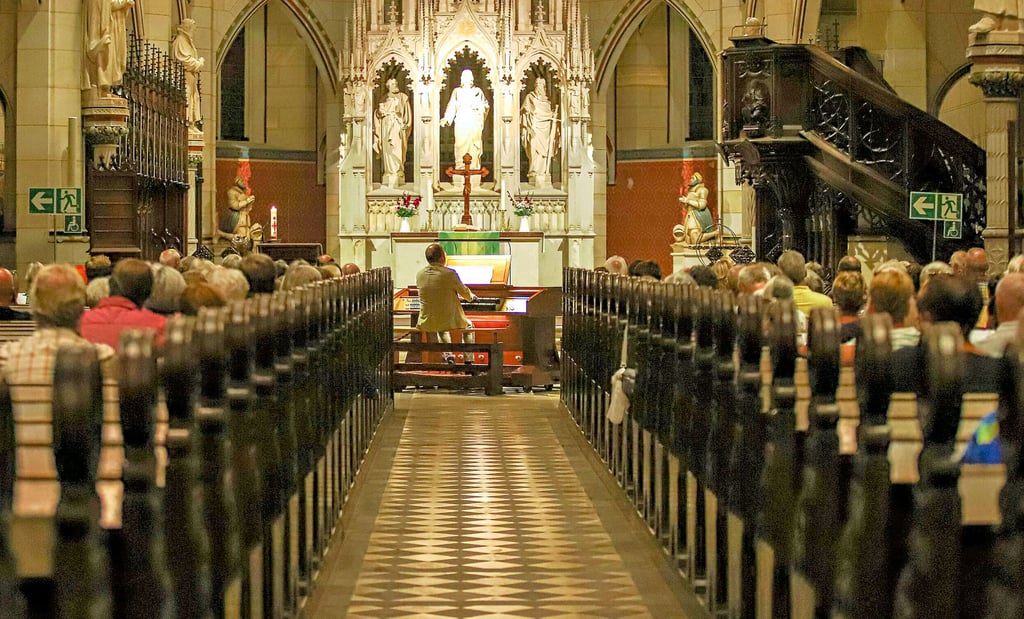 Das Wandelkonzert begann in der Schlosskirche, später ging es in die Wittenberger Stadtkirche.
