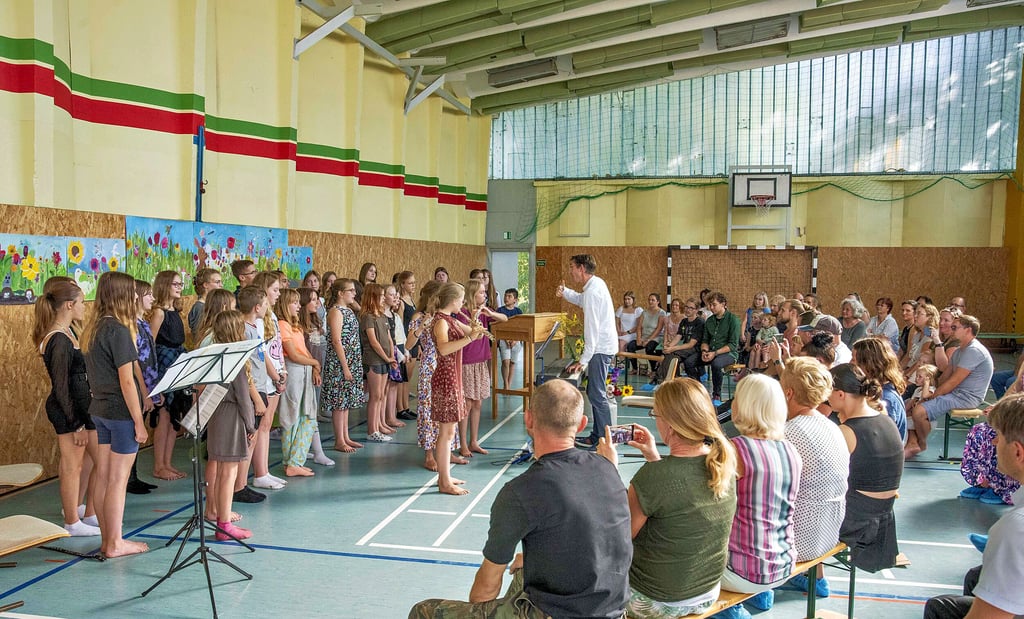 Mit einer Festveranstaltung feierte die Waldorfschule in Mosigkau ihre Selbständigkeit.