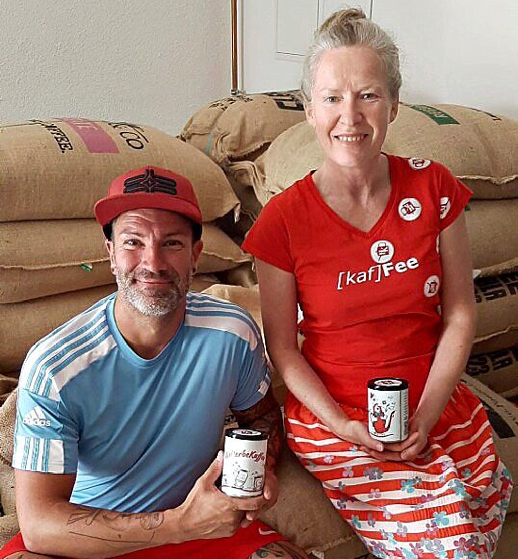 Sie rösten den WelterbeKaffee in ihren Betrieben: Antje Fuchs in Köthen und Thomas Schatz in Aschersleben.