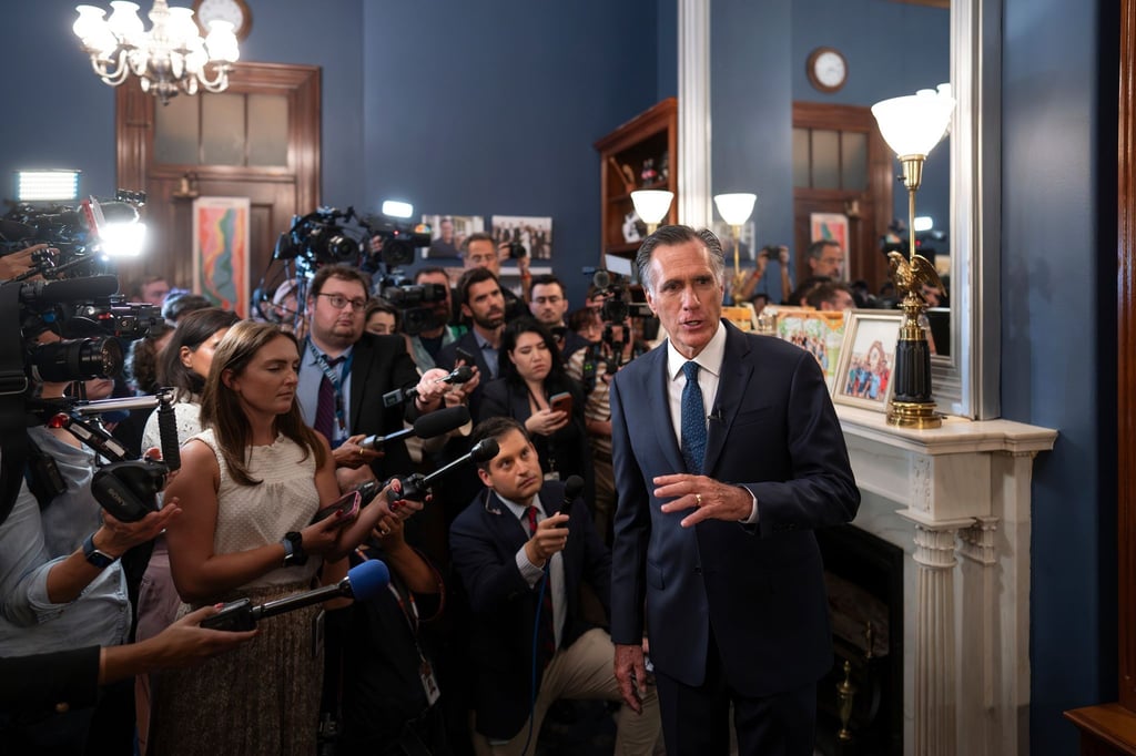Mitt Romney, republikanischer Senator von Utah, wird 2024 nicht zur Wiederwahl antreten.